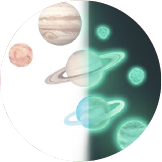 Lichtgevende muurstickers