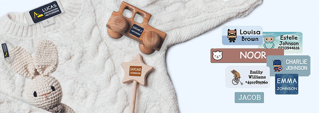 Hoe kleding en bezittingen te labelen met naamlabels