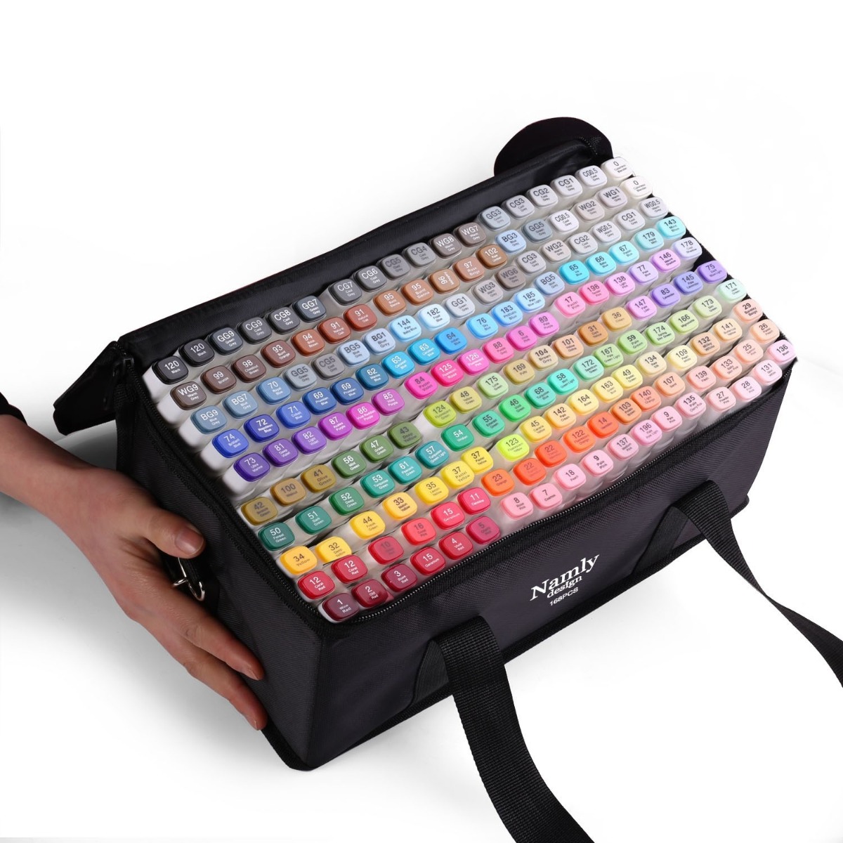 Marker / Dual Tip / Op alcoholbasis / 100 kleuren