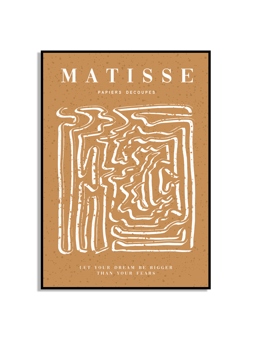 Matisse Papiers Decoupes Poster