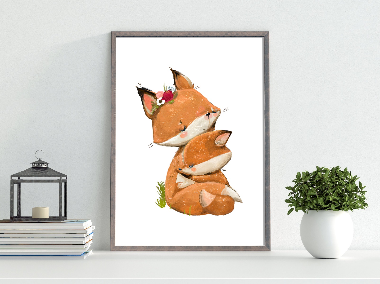 Poster - Moederliefde: De Omhelzing van de Vos