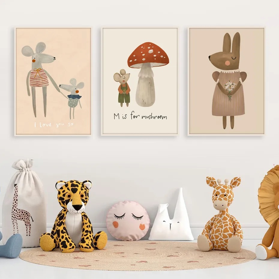 Posters - I love you so / Set van 3