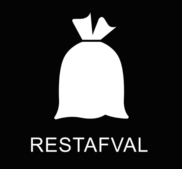Sticker - Restafval