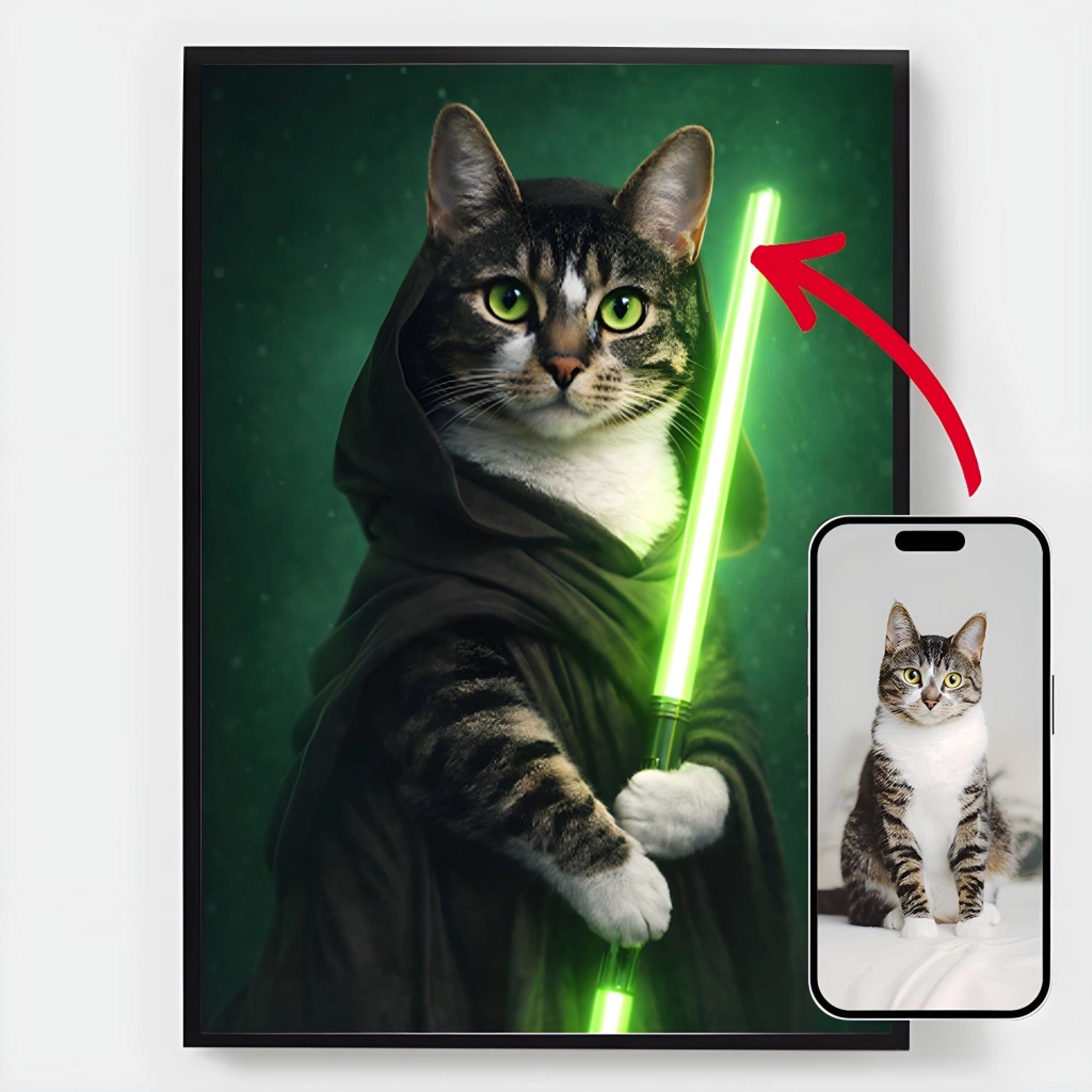 Gepersonaliseerde Poster - De Donkere Furce - AI Poster