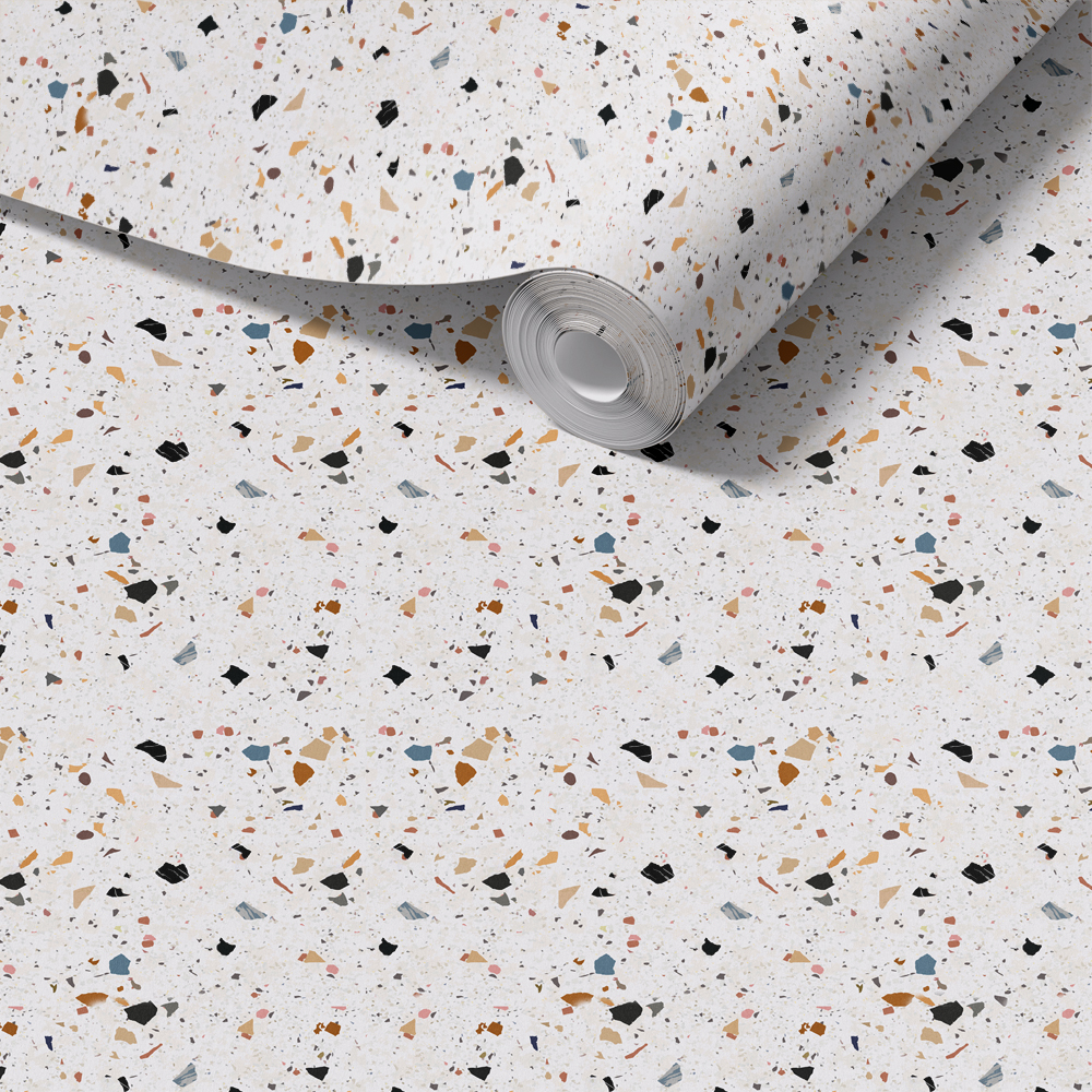 Terrazzo patroon contactpapier