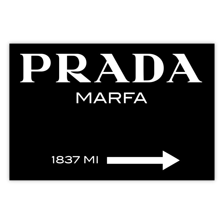 Affiche - Prada / Zwart