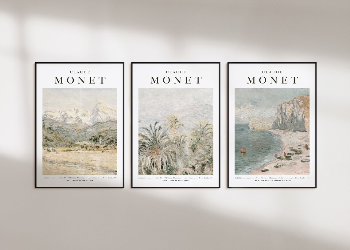 Affiches - Claude Monet / Set van 3