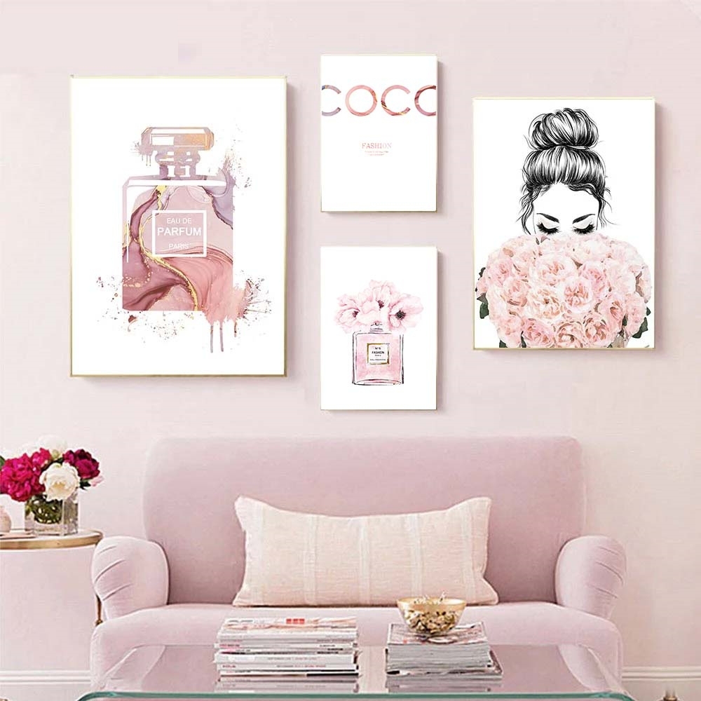 Affiches- Modeposter / set van 4