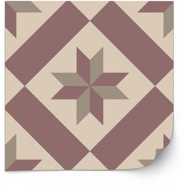 Tegels Sticker - Retro Tegelstickers / 24 stuks