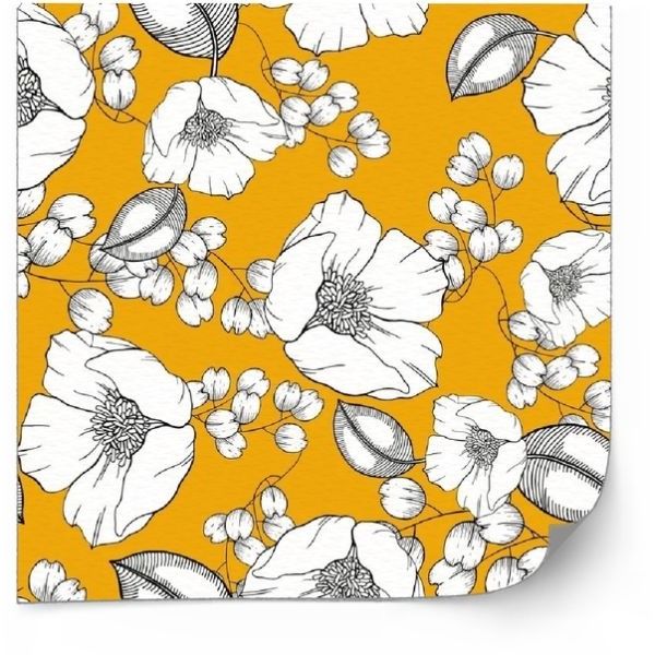 Tegels Sticker - Mosterd Tegelstickers / 24 stuks