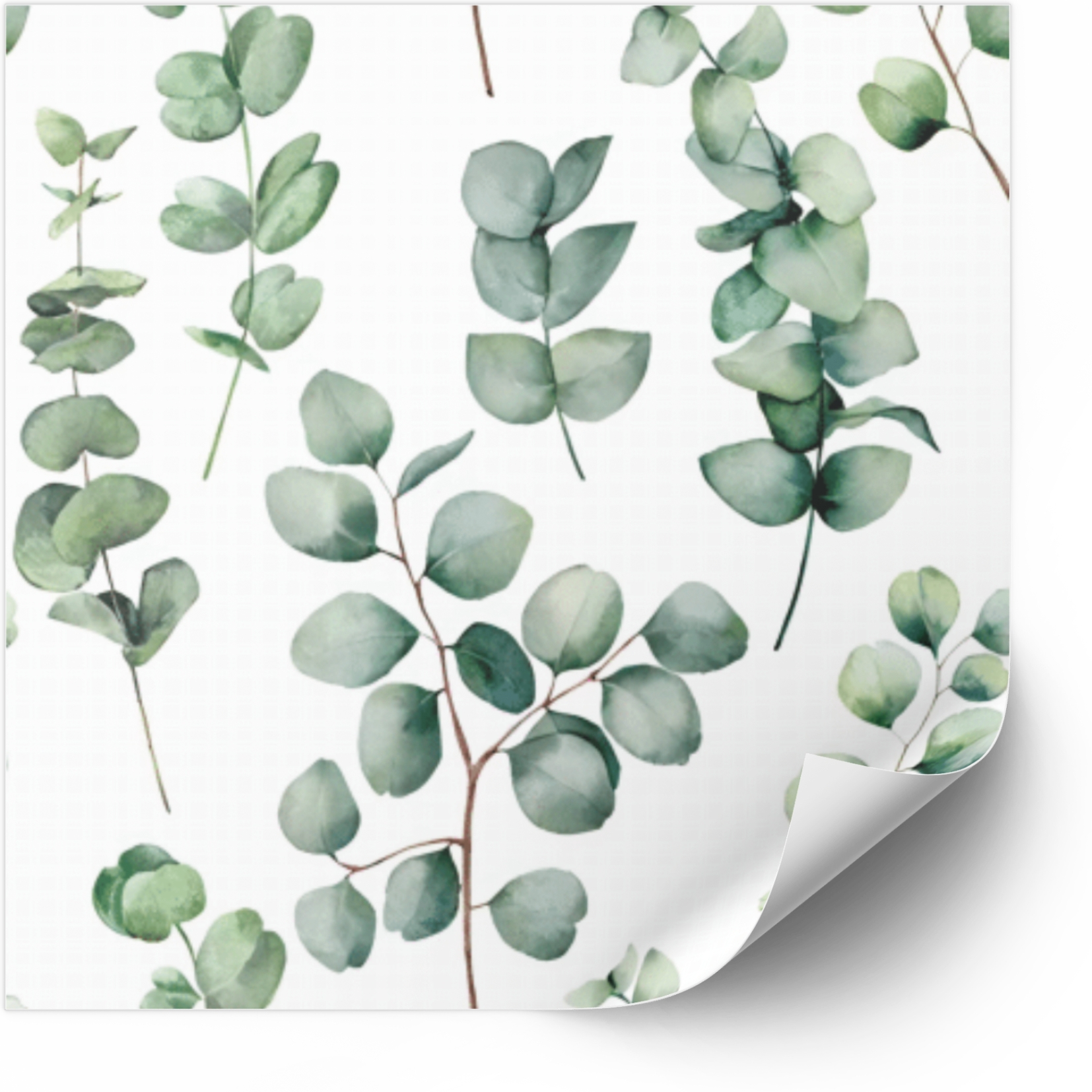 Tegels Sticker - Eucalyptus Decals / 24 stuks