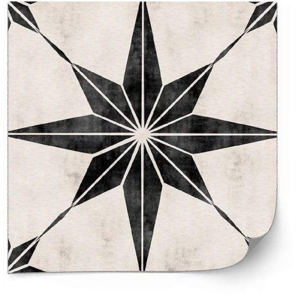 Tegels Sticker - Zwart & Wit / 24 stuks