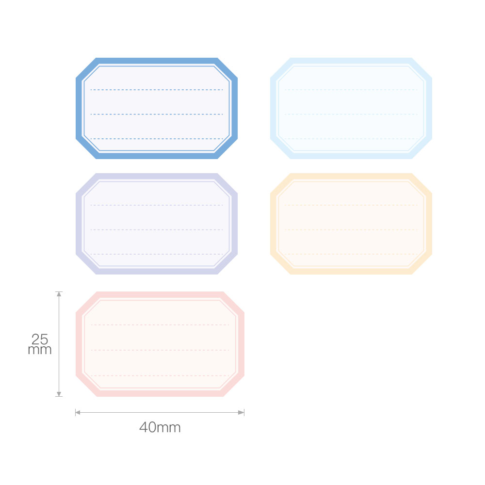 NIIMBOT Label Stickers D101-serie 25 x 40 mm / 160 stuks