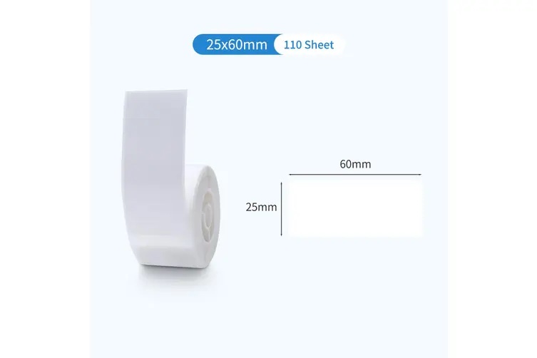 NIIMBOT Etiketten Stickers Voor Etiketten Stickers voor D101 / 25 x 60mm / 110 stuks