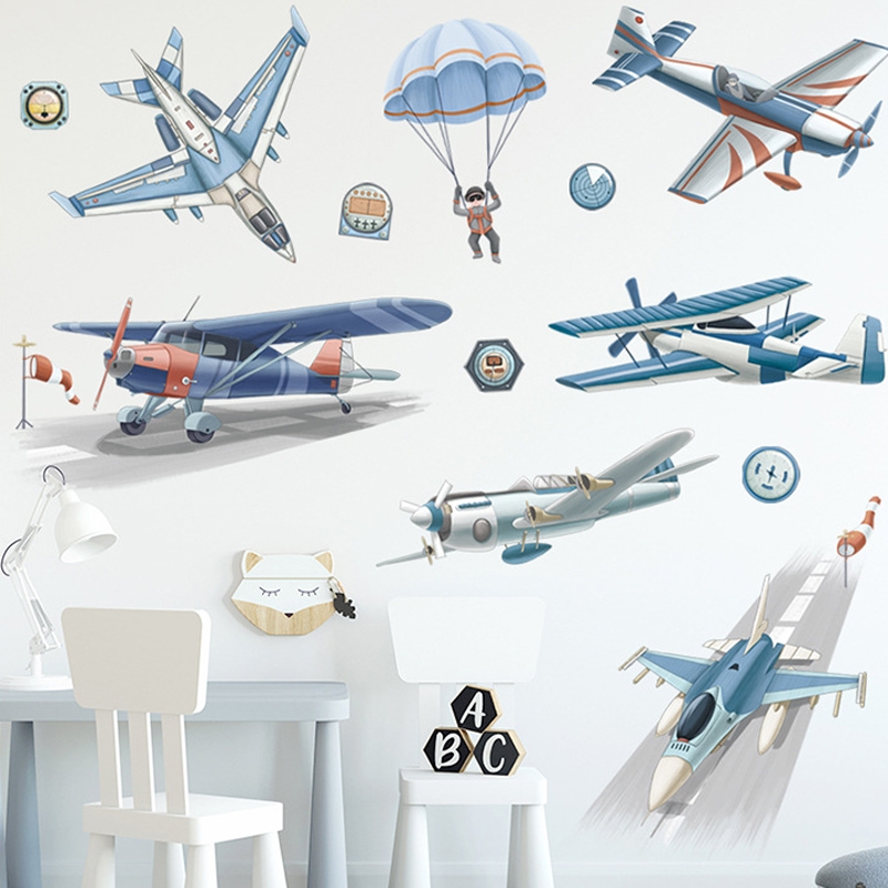 Muursticker - De Luchthaven