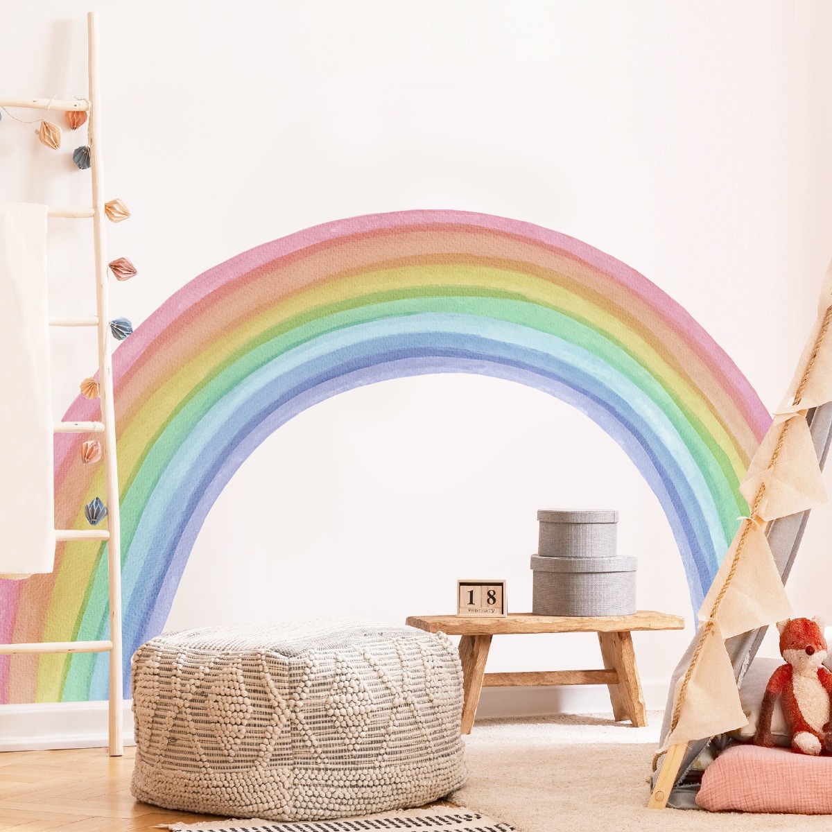Muursticker - Regenboog / 03