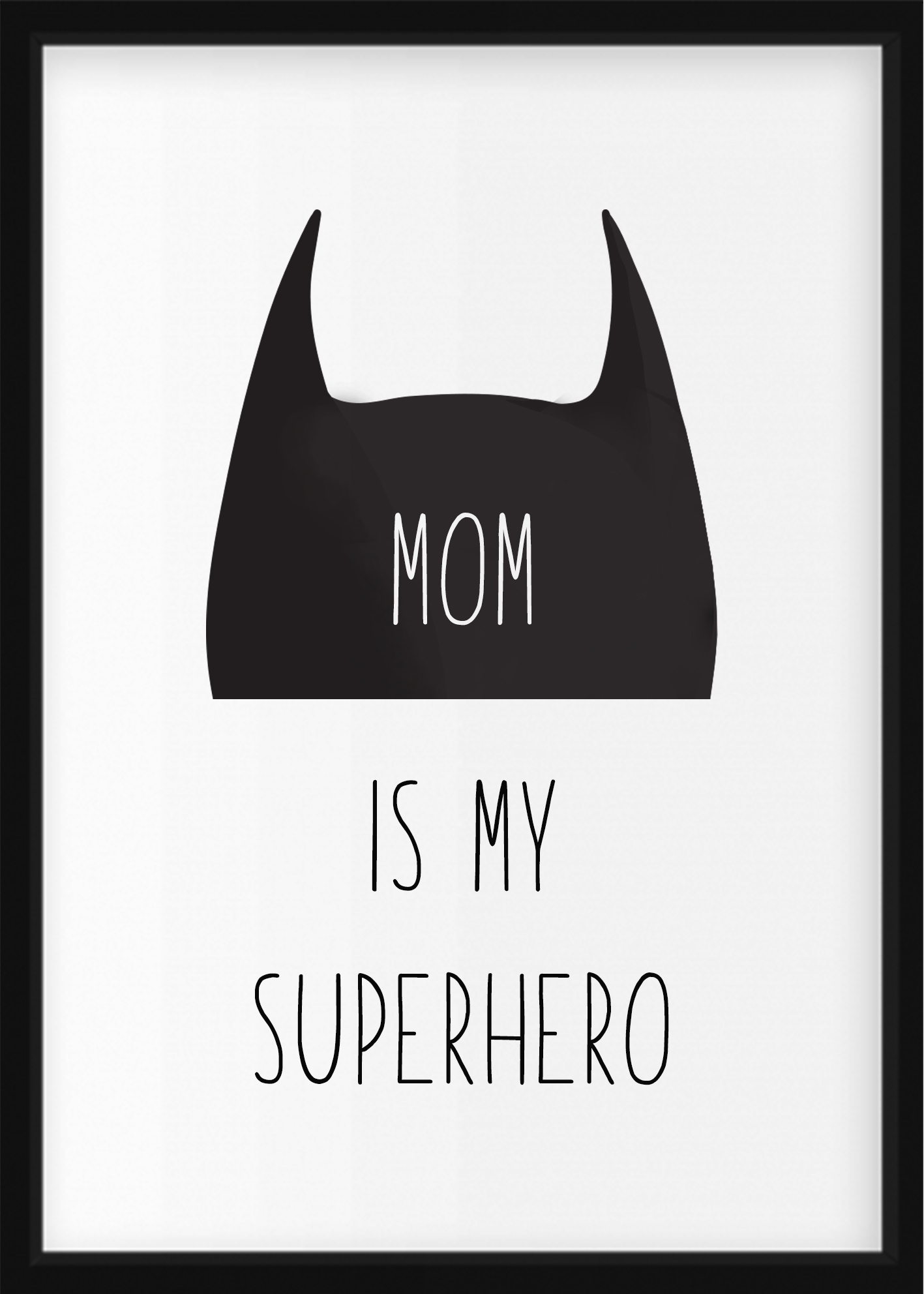 AFFICHE - HET MAMMA IS MIJN SUPERHELD