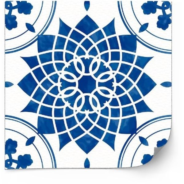 Tegels Sticker - Illustratie Patroon / 24 stuks