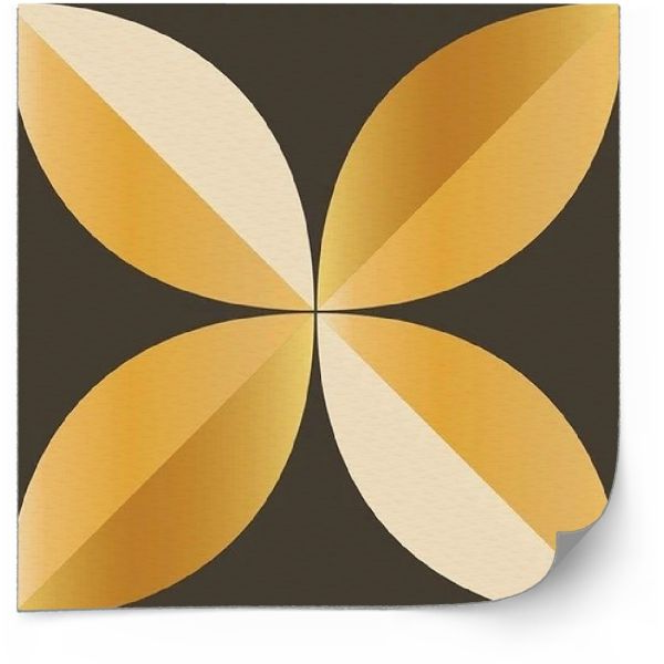 Tegels Sticker - Retro patroon / 24 stuks