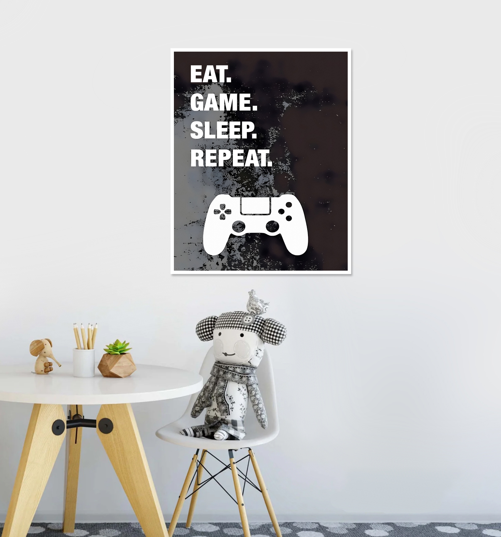 Poster - Gamen / EAT GAME SLEEP REPEAT