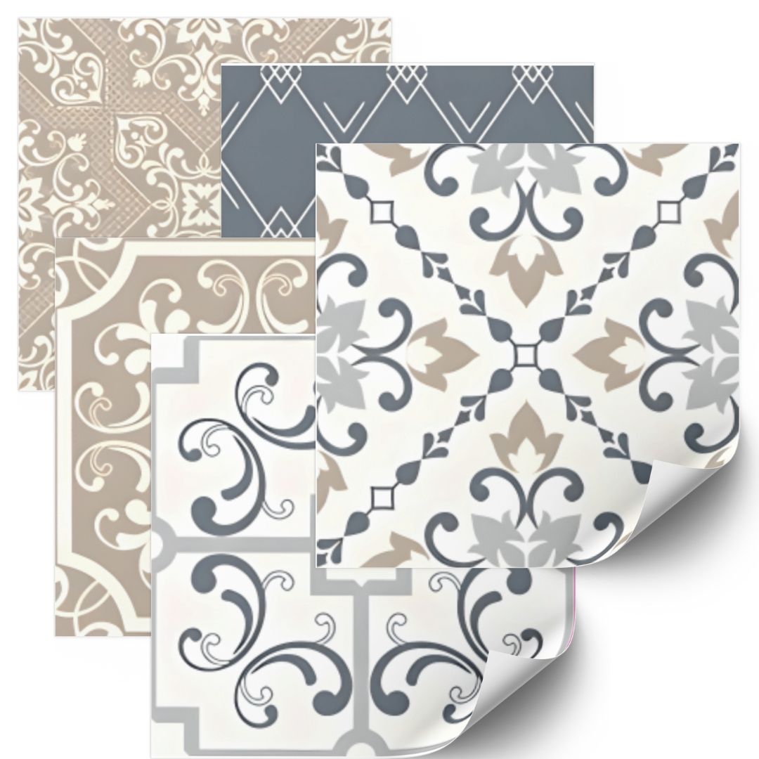 Tegels Sticker - Fineline Vintage / 24 stuks