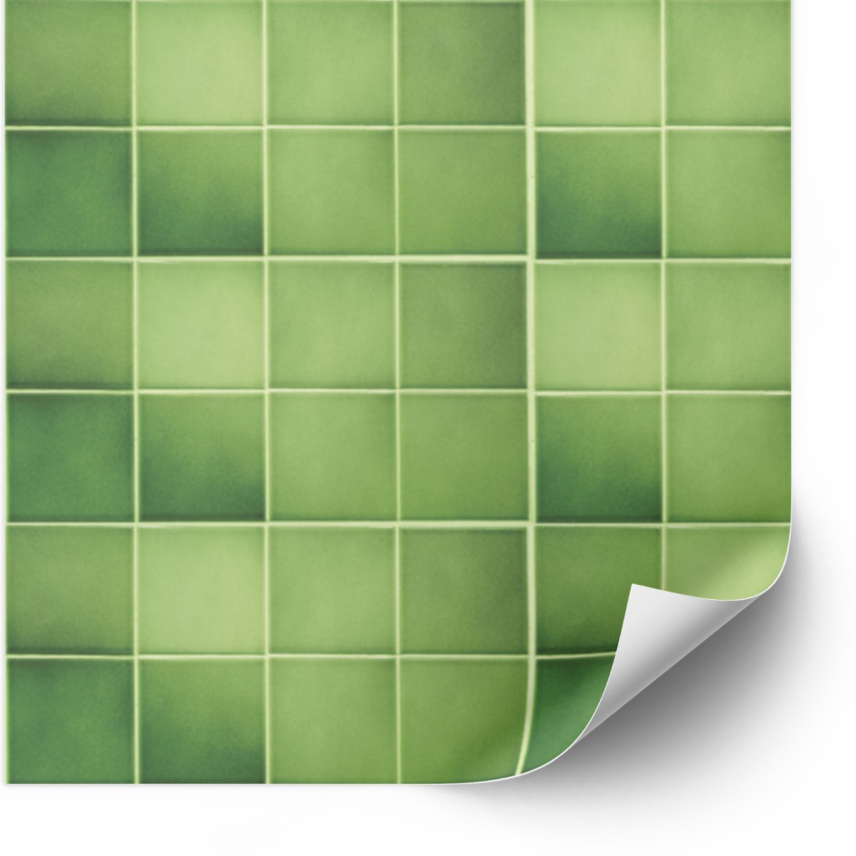 Tegels Sticker - Bos Groen / 24 stuks