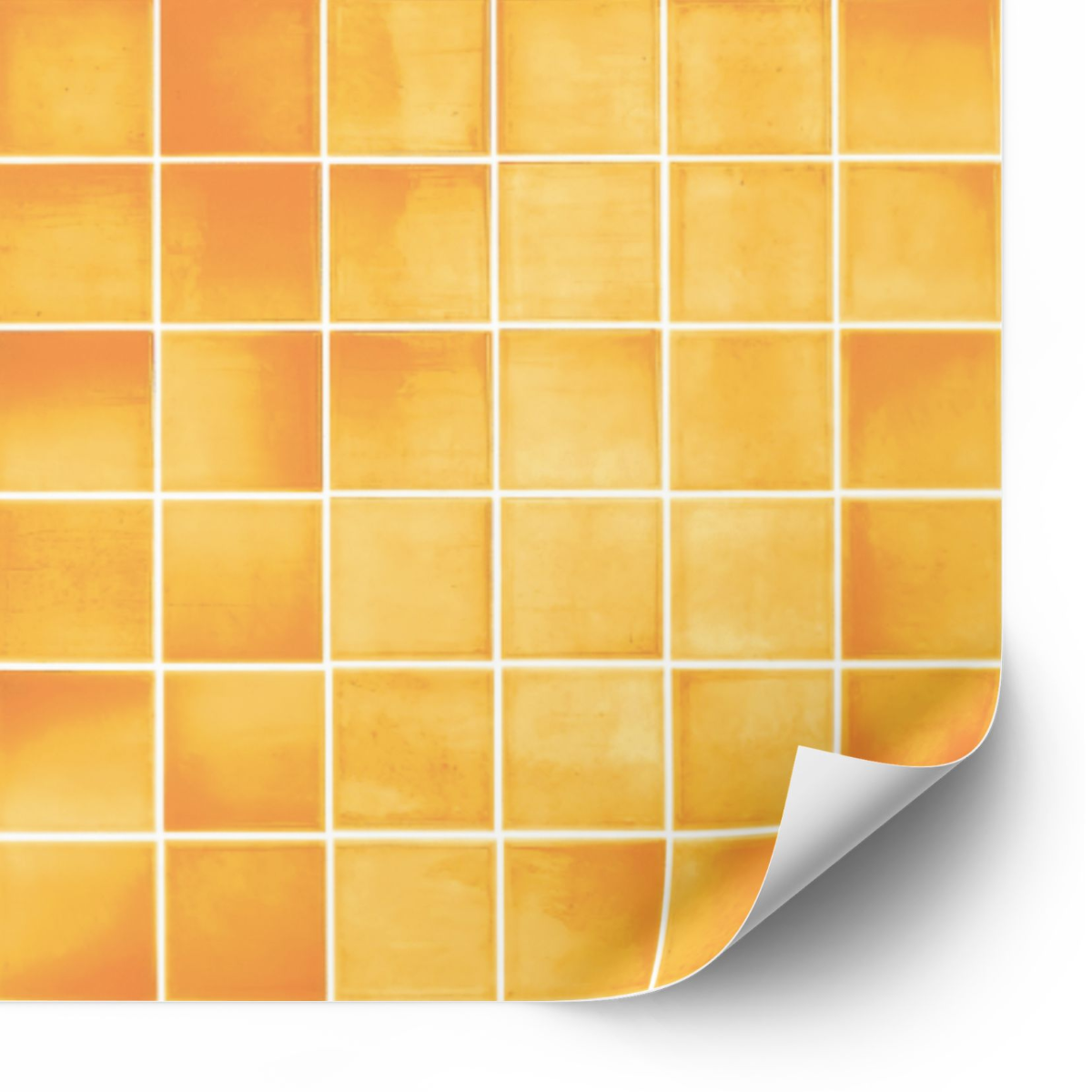 Tegels Sticker - Amber / 24 stuks