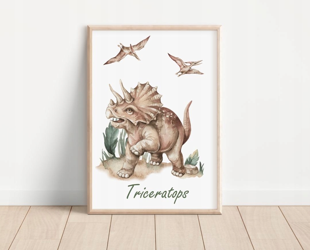 Affiche - Dinosaurussen / Triceratops