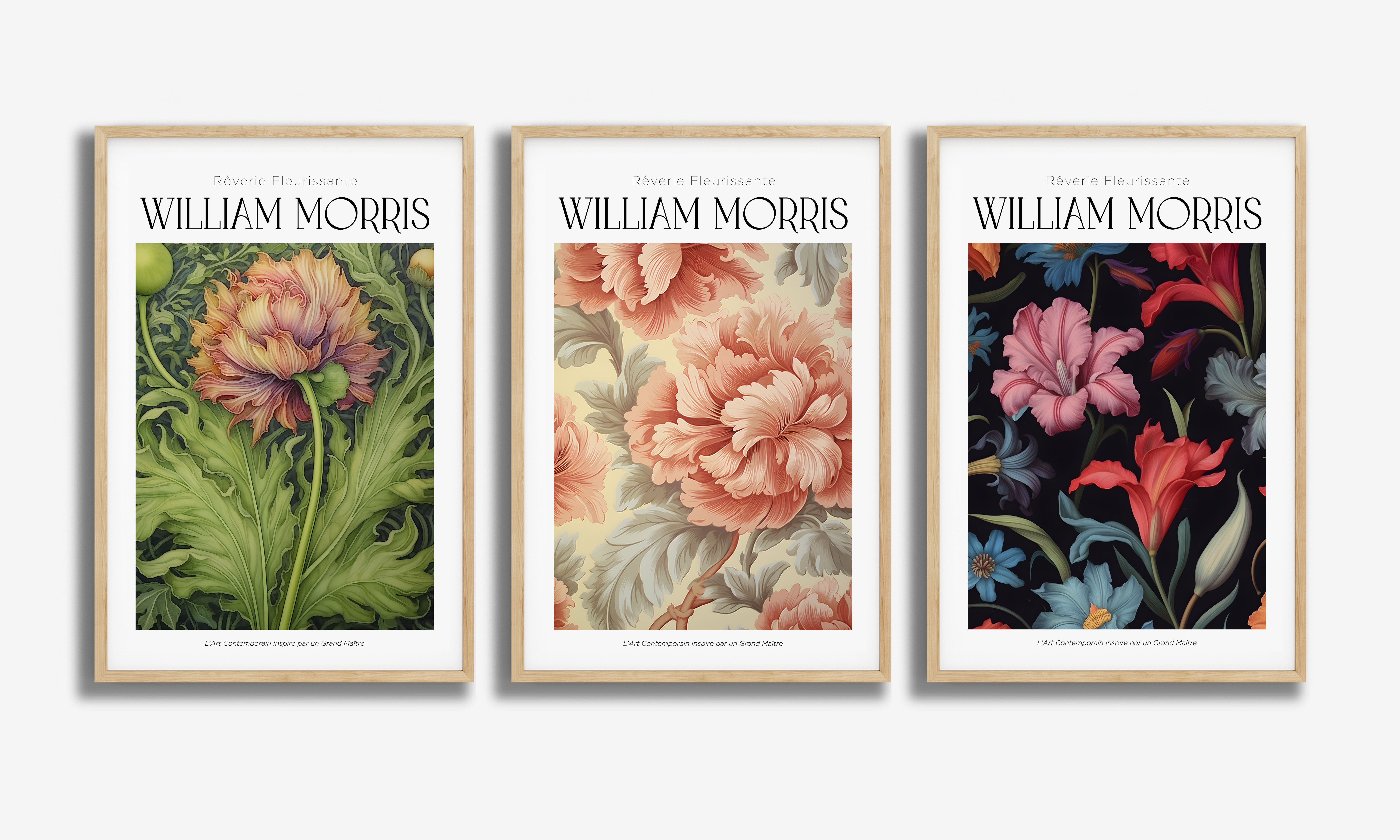 William Morris Poster Set - Set van 3