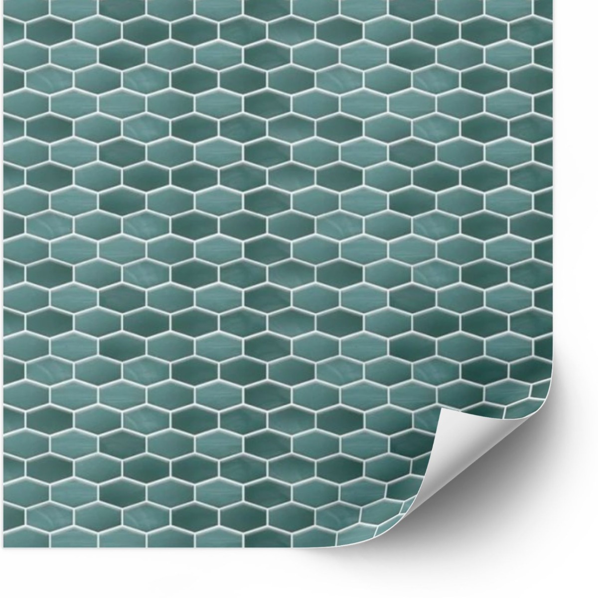 Tegels Sticker - Peel and Stick Tegel / Groen / 24 stuks
