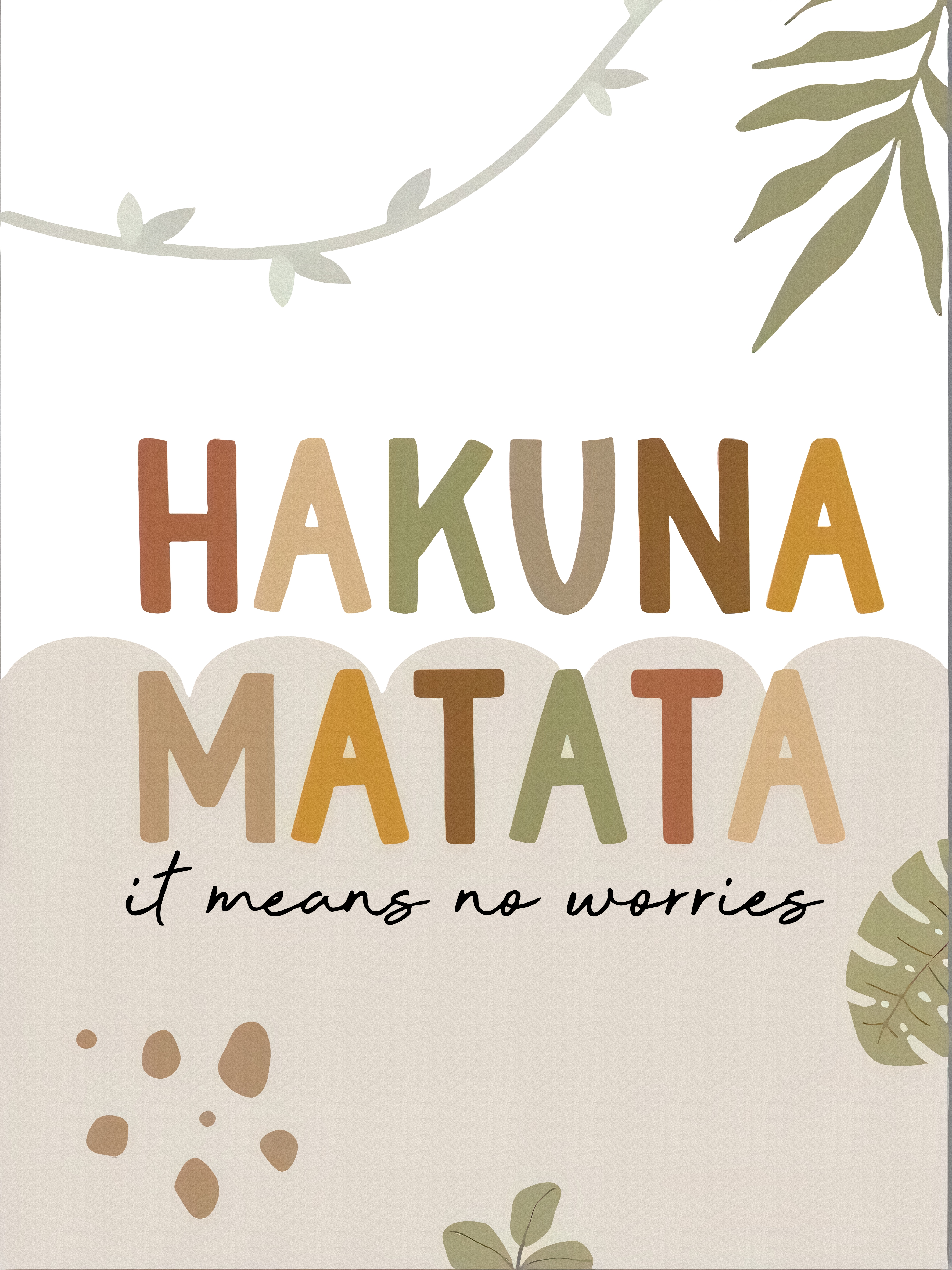 Poster - Hakuna Matata