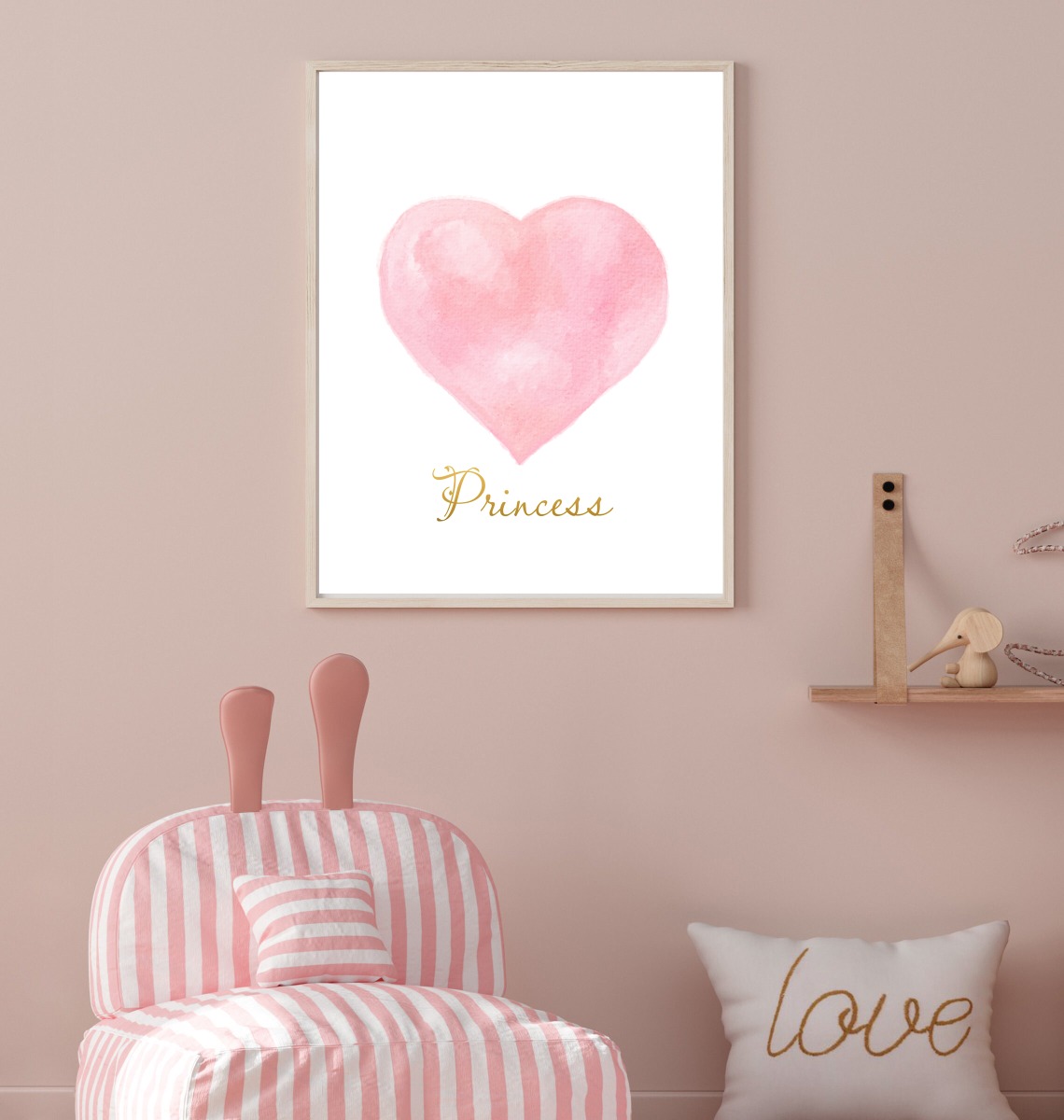 Poster - Hart / Gepersonaliseerd