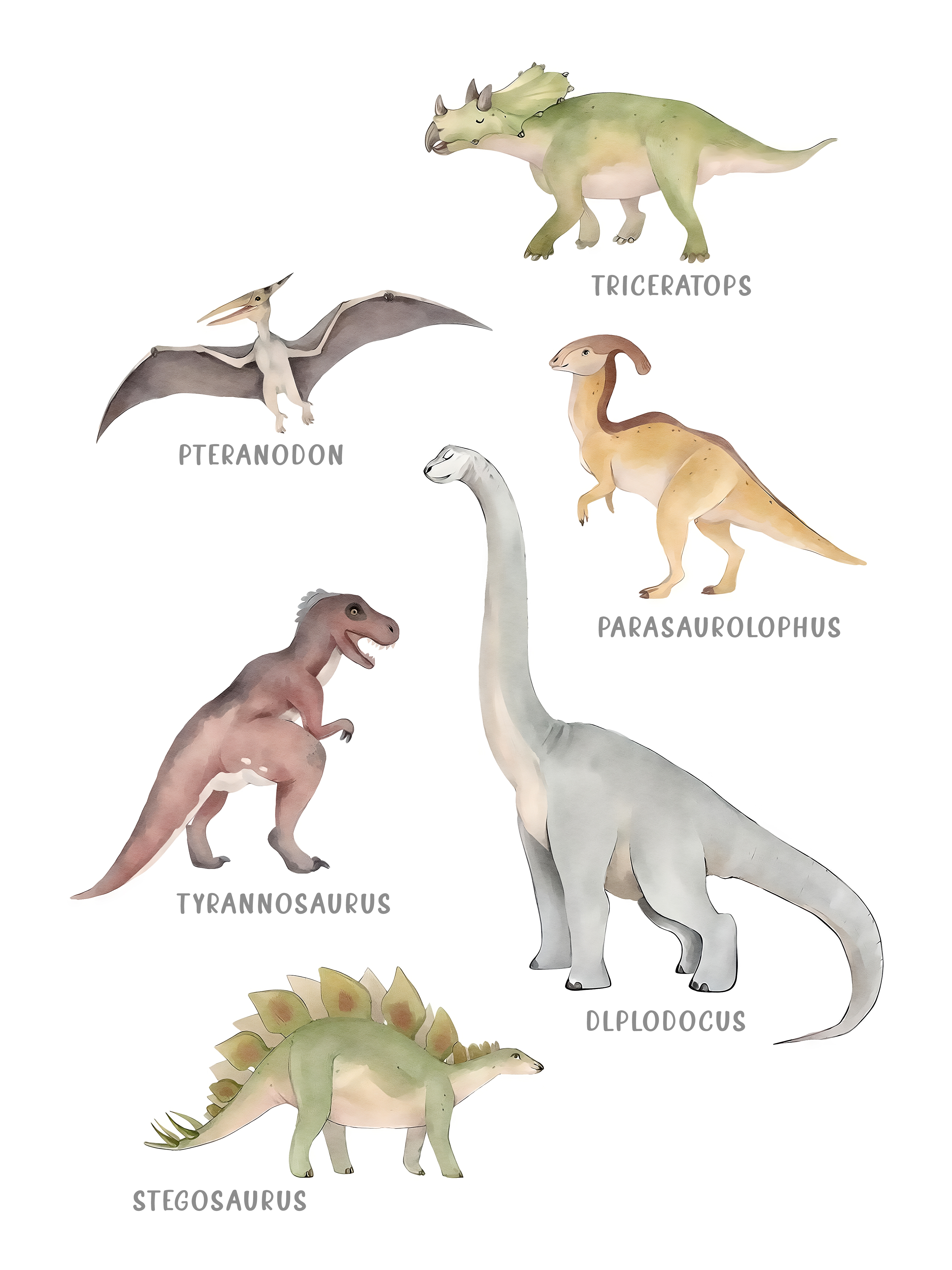 Poster - Dinosaurussen