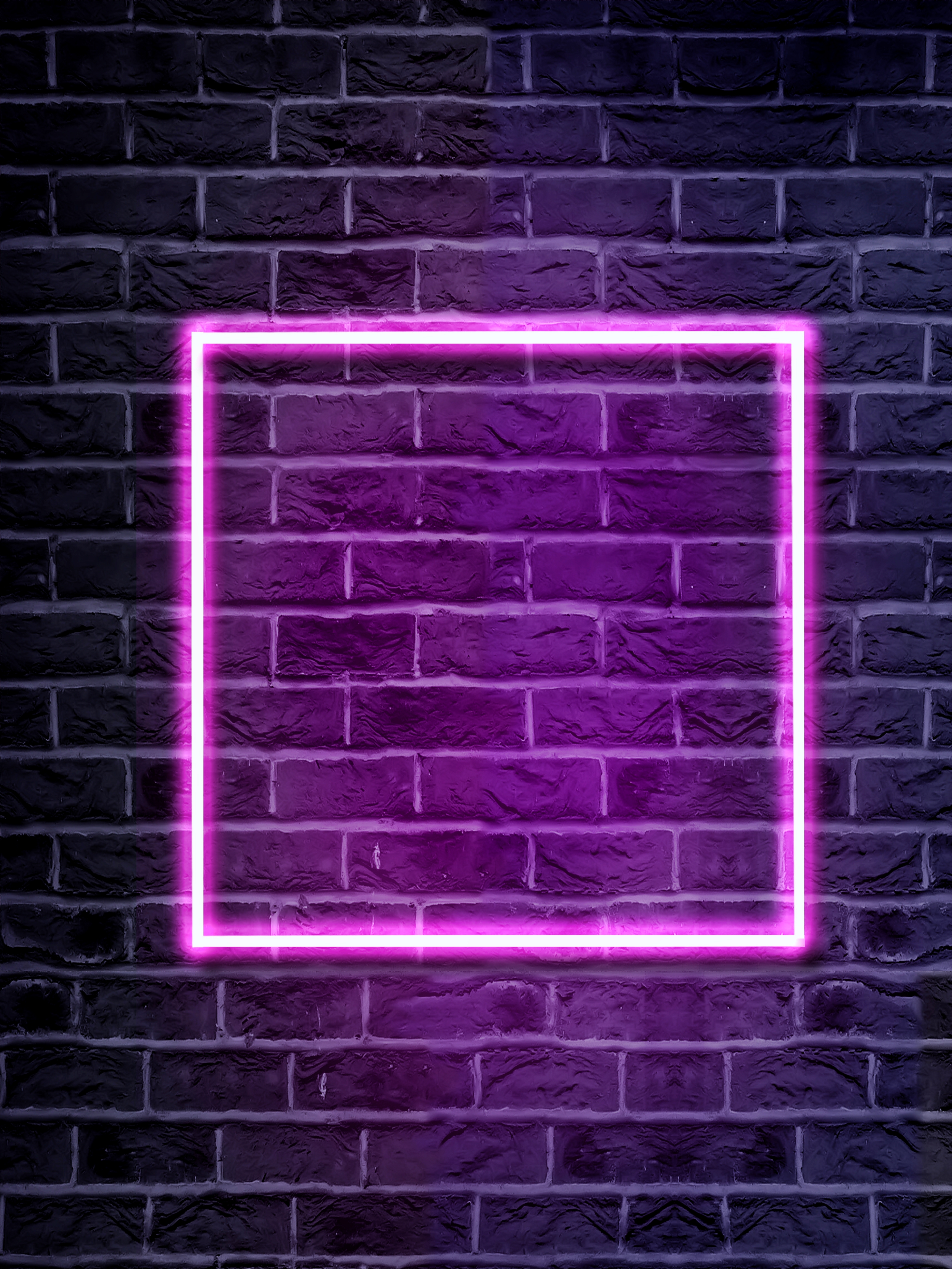 Poster - Spelbesturing Pictogram / Vierkant / Neon