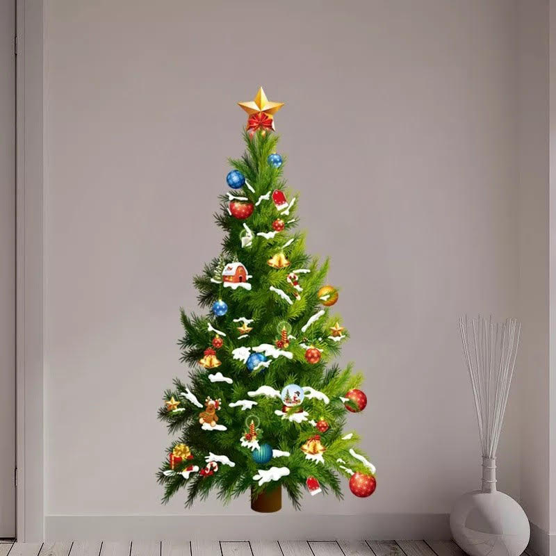 Muursticker - Kerstboom