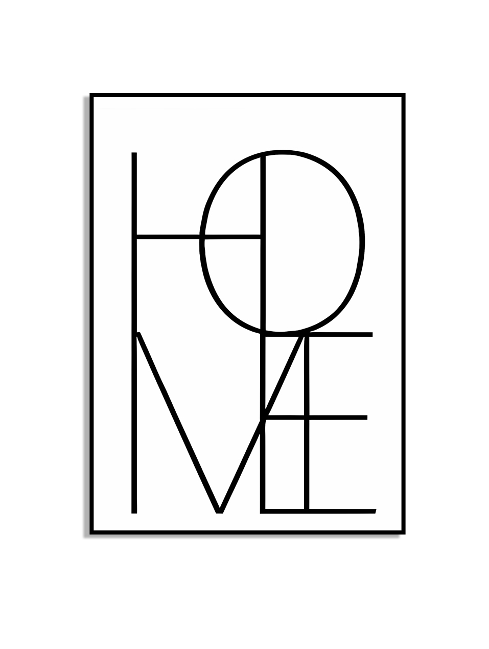 Poster - Abstracte Boho-Kunst aan de Muur / Home