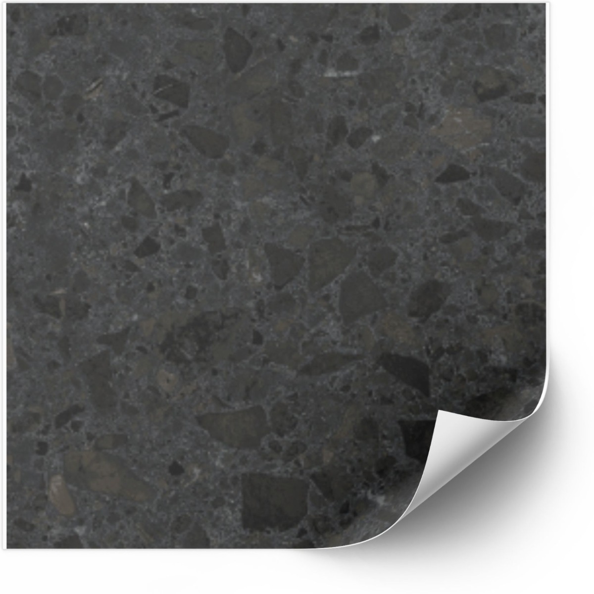 Tegels Sticker - Zwart Patroon / Peel and Stick Tile / 24 st