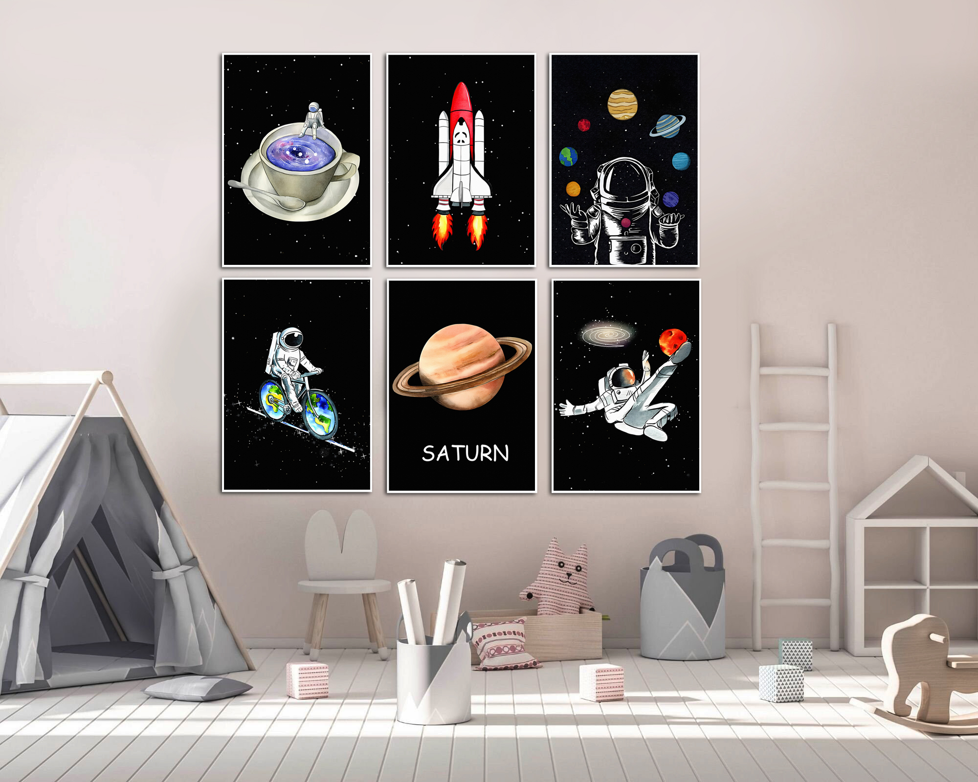 Posters - Ruimte / set van 6