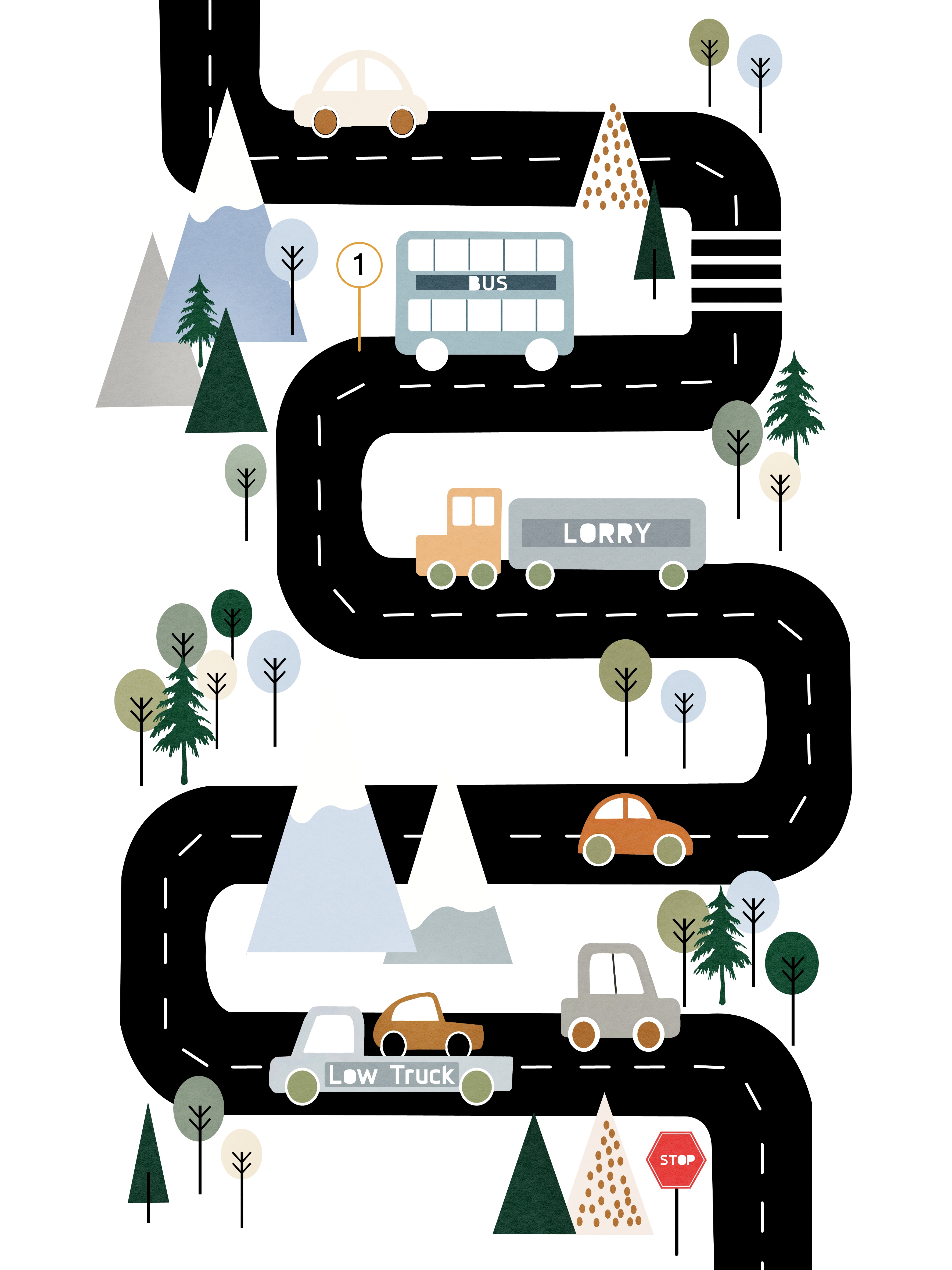Poster - Voertuigen met Spoor