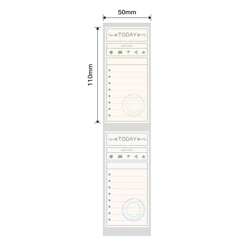 NIIMBOT Label Stickers B1 / B21 / B3-serie 50 x 110 mm / 70 stuks / Today