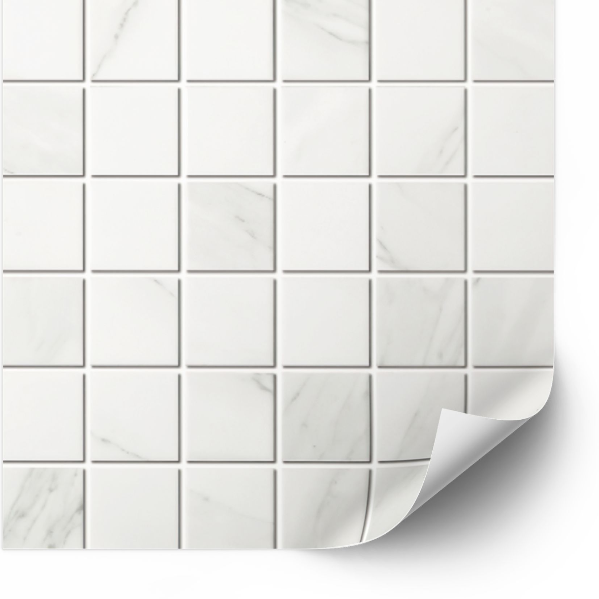 Tegels Sticker - Carrara Classico / Schillen en plakken / 24 st