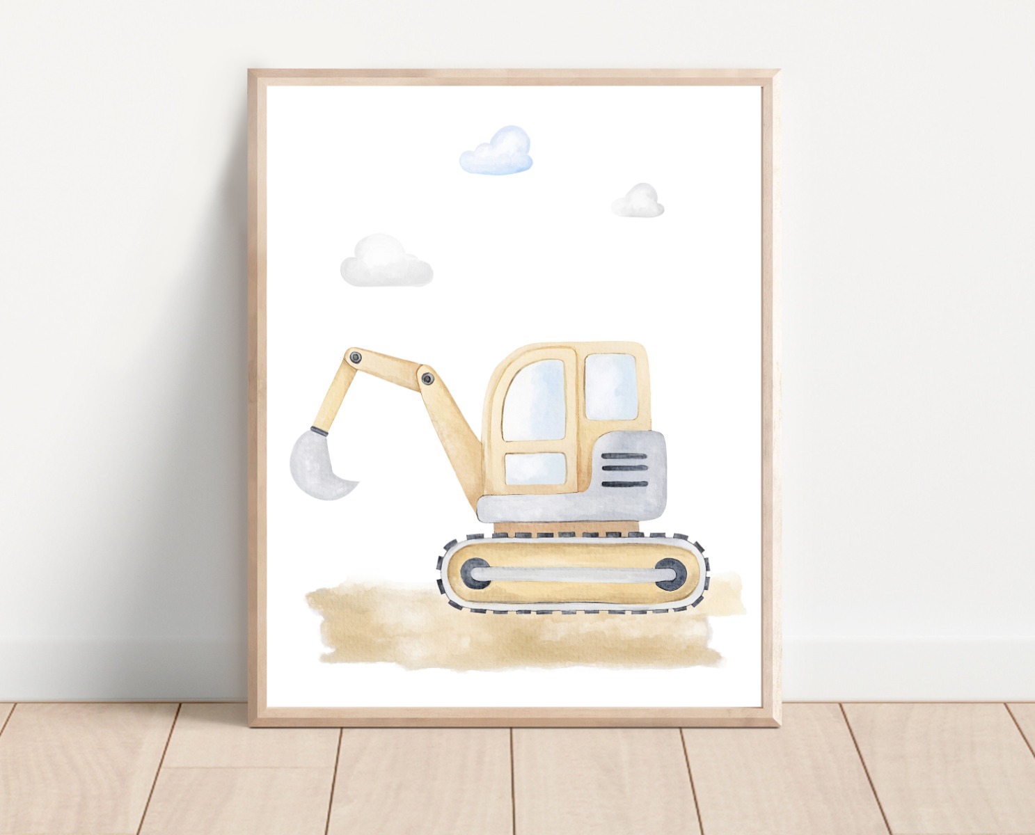 Poster - Graafmachine / Geel / 02