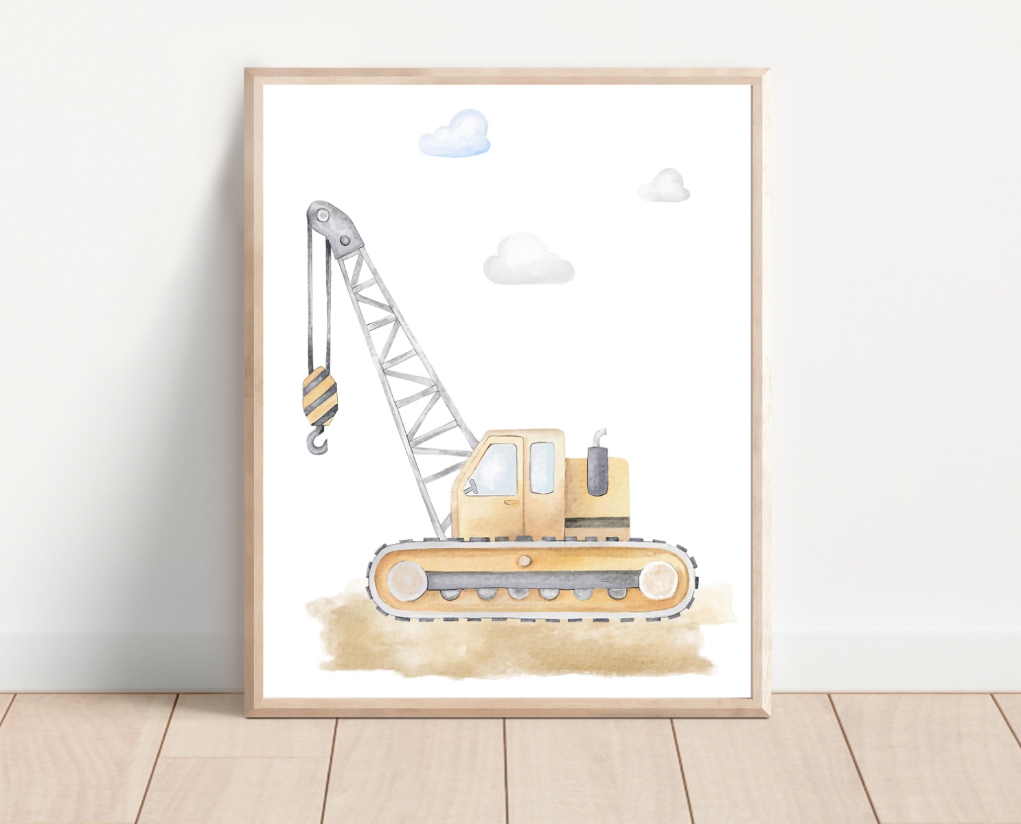 Poster - Kraan / Geel / 02