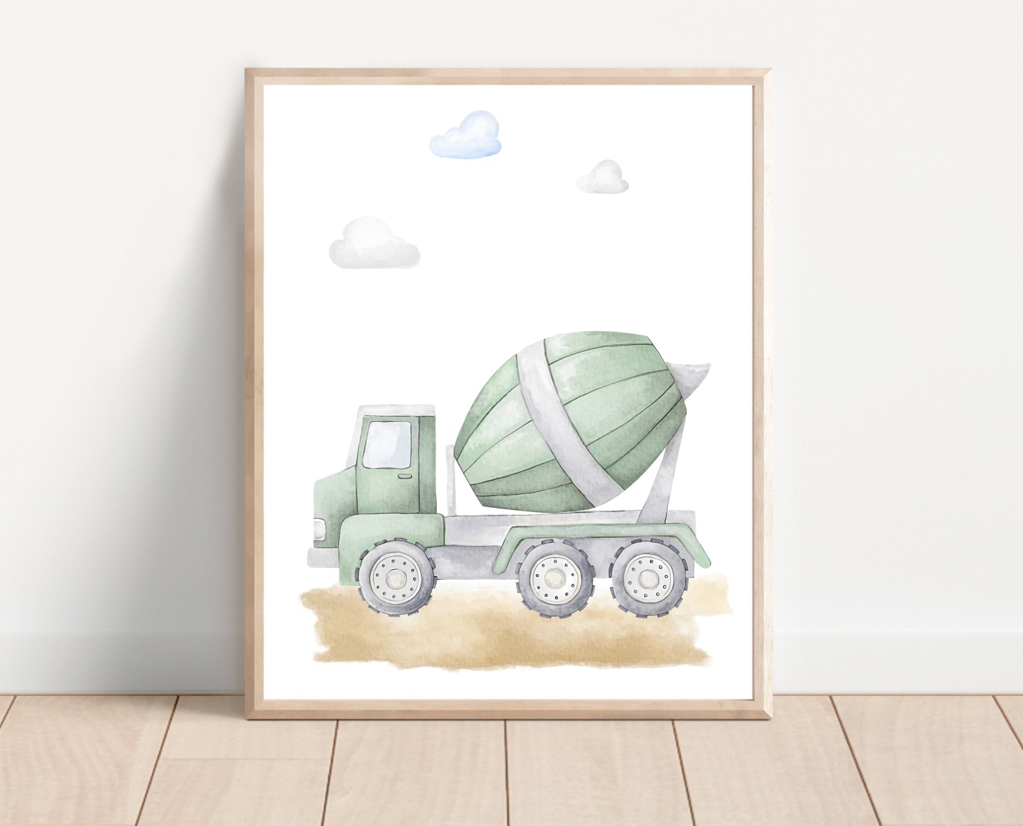 Poster - Betonmolen / Groen