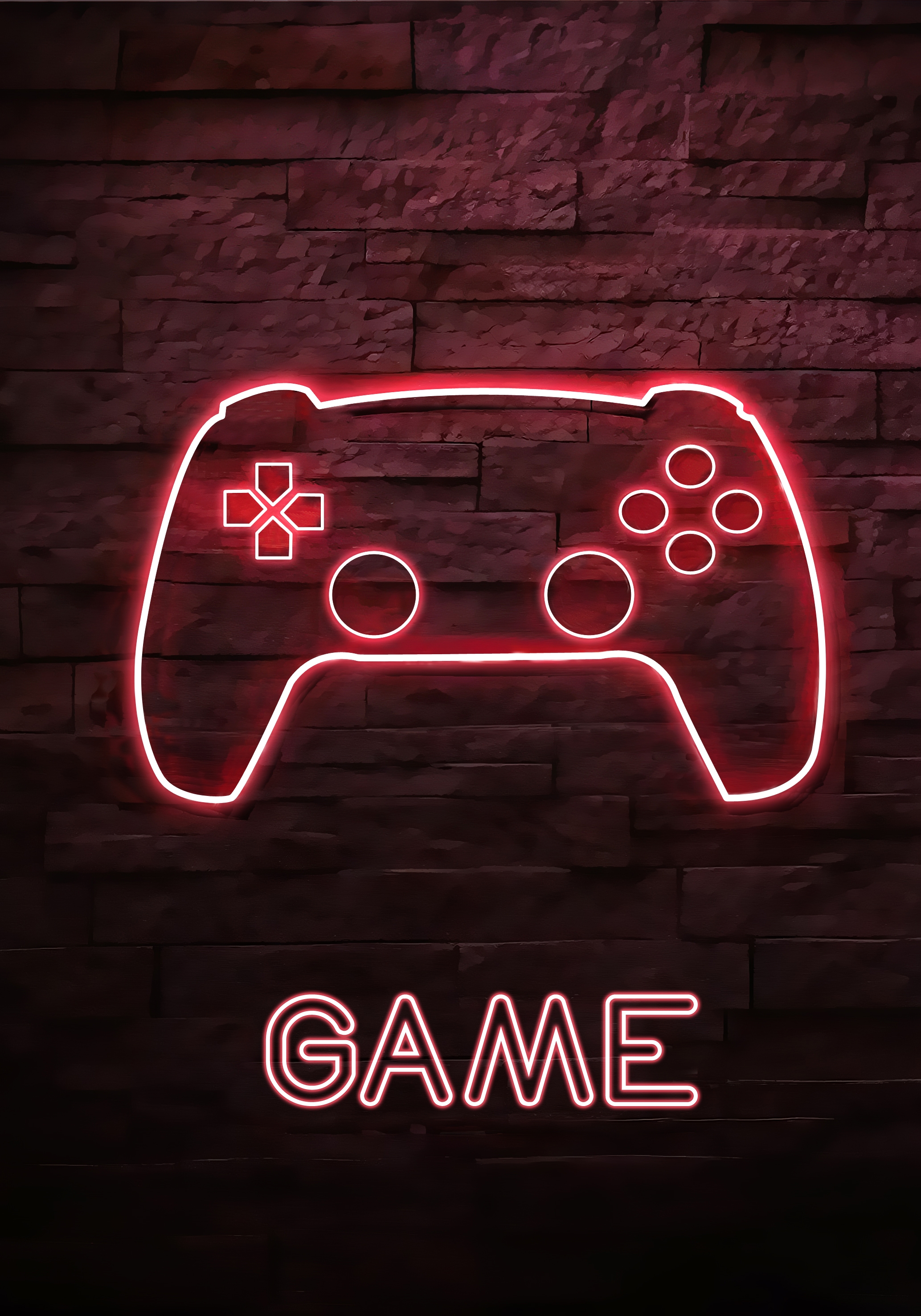 Poster - GAME / Neon