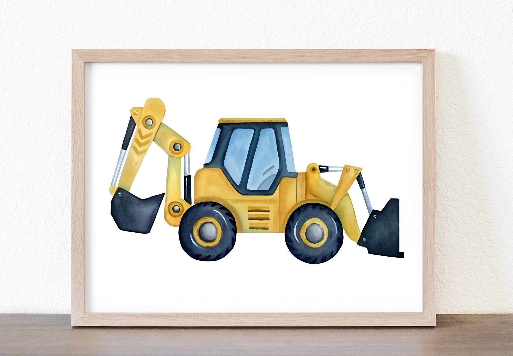 Poster - Voertuigen / Graafmachine / 02