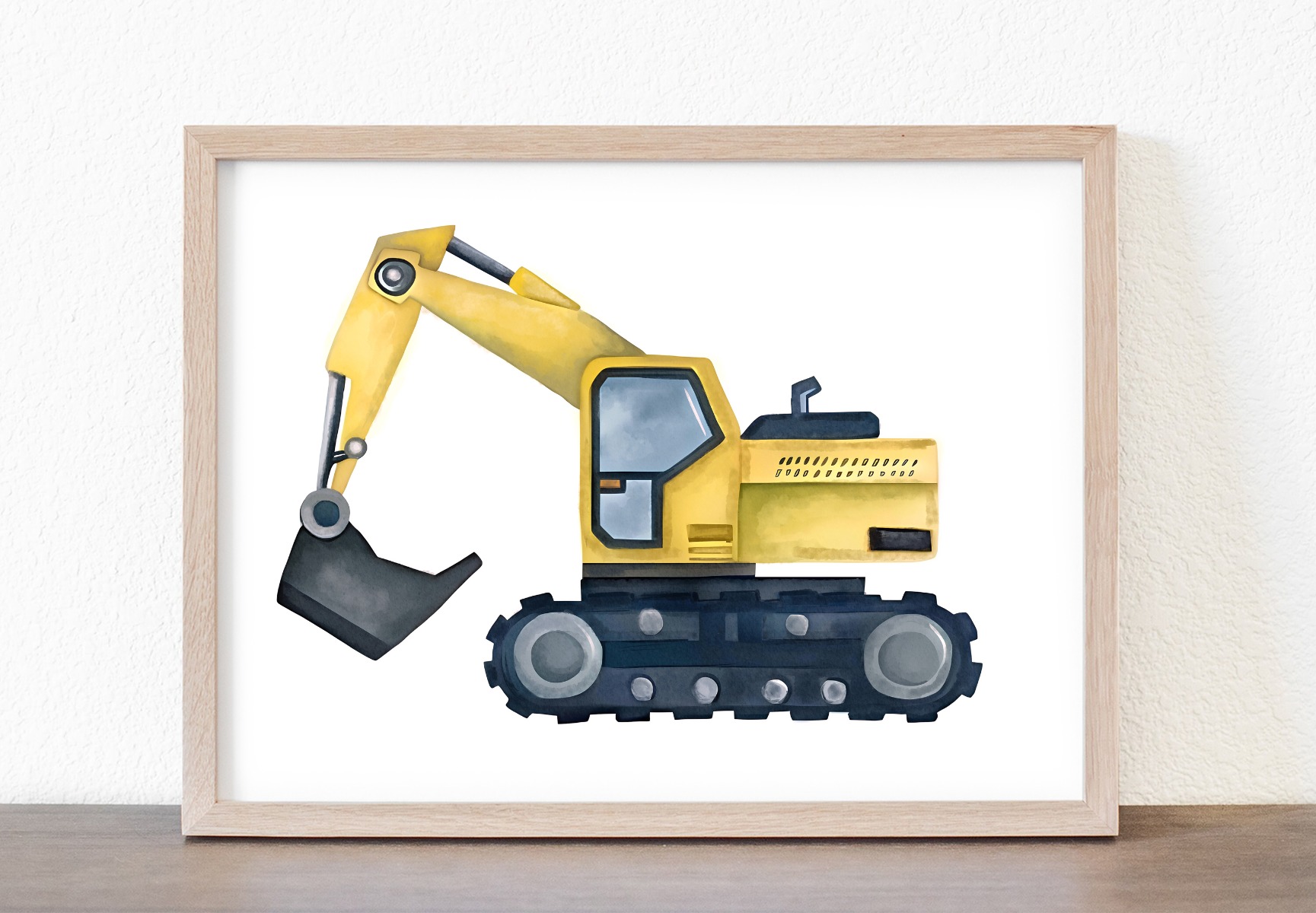 Poster - Voertuigen / Graafmachine