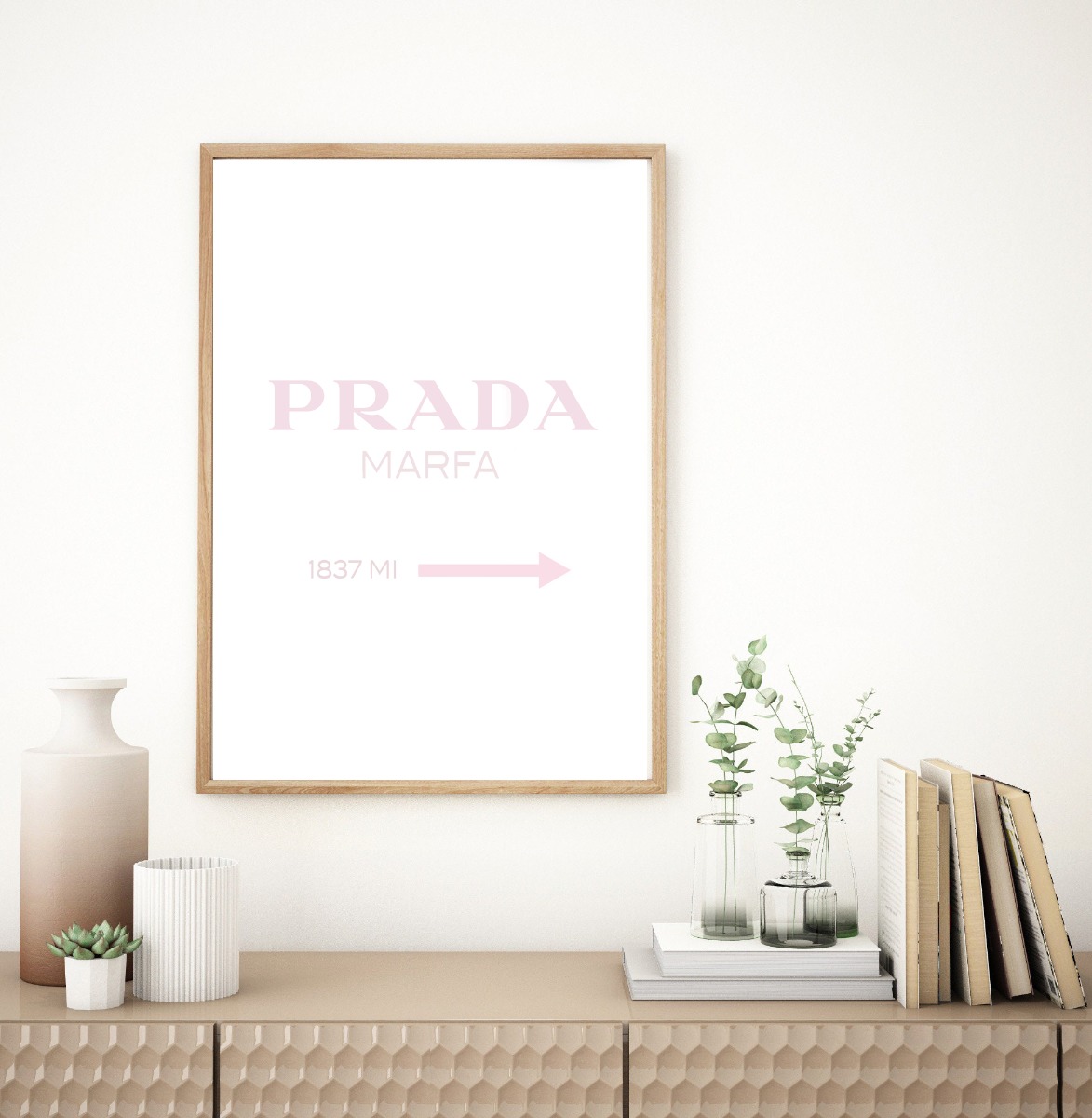 Poster - PRADA / Roze