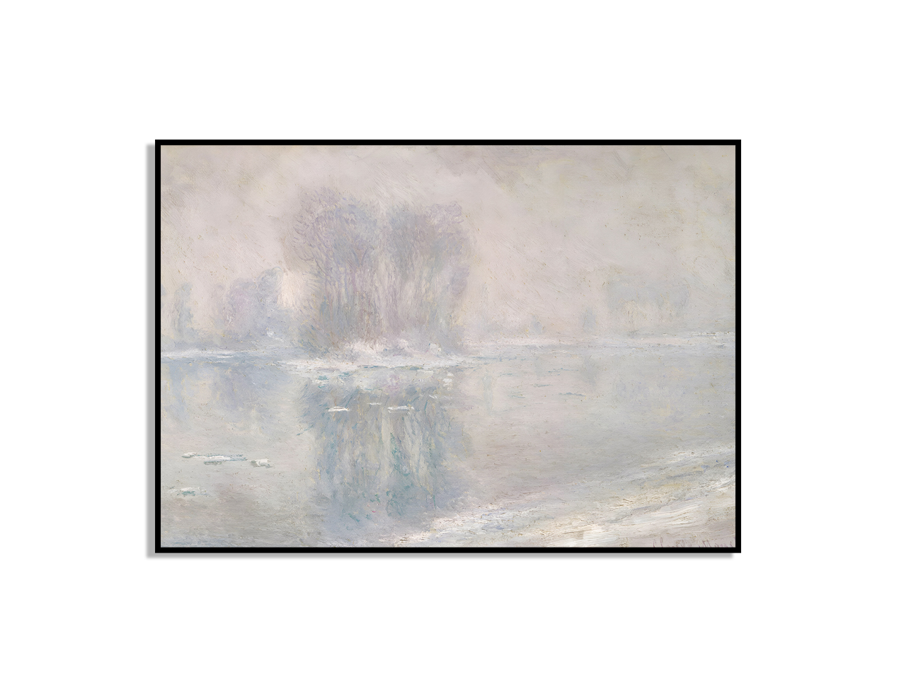 Affiche - Mist Uitstekend Landschap