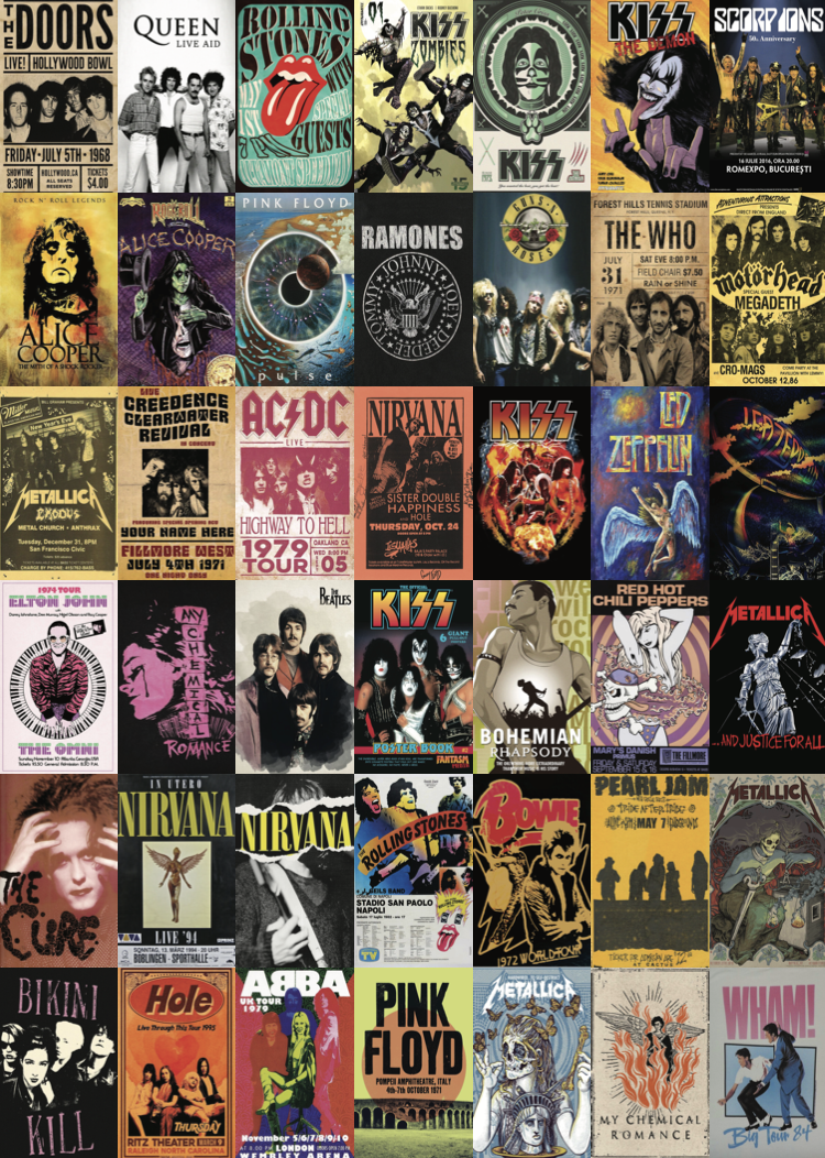 Affiche - Retropunker & Klassieke Rock